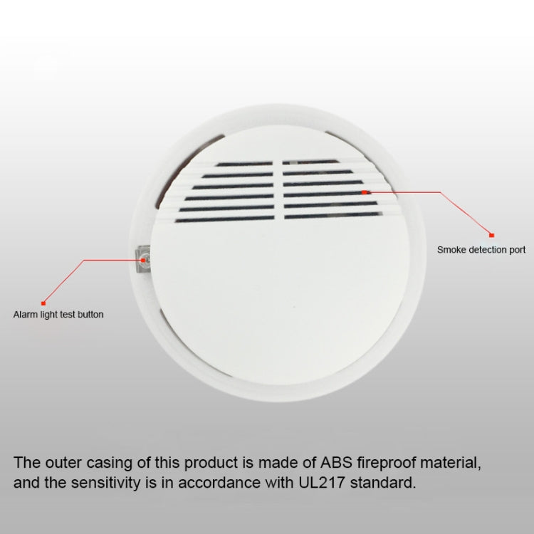 SS-168 Detector de alarma de humo contra incendios que funciona con baterías First Alert