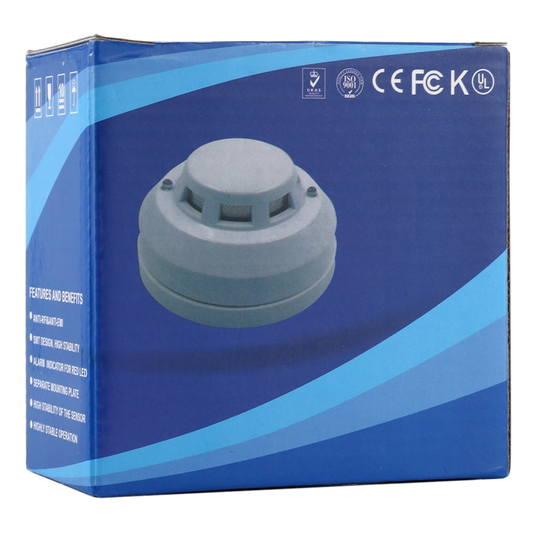 Detector de humo fotoeléctrico con indicador LED rojo