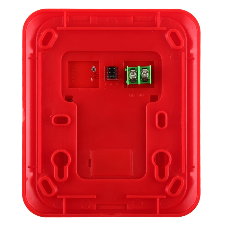 Sensor de sistema de seguridad de alerta de bocina estroboscópica de advertencia de alarma de incendio con luz y sonido
