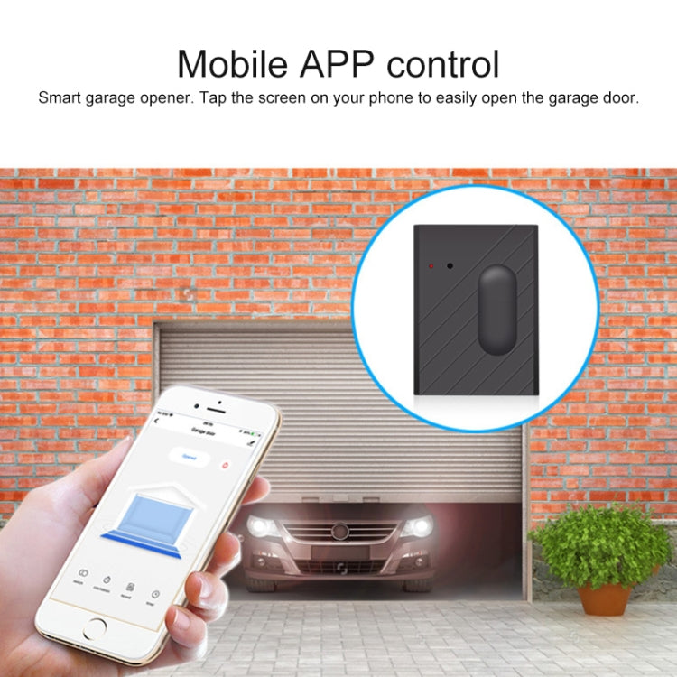 Controlador remoto WiFi inalámbrico con interruptor de puerta de garaje DY-CK400A, compatible con Control de voz de Alexa, Control de aplicaciones y uso compartido entre varias personas