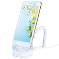 Soporte de pantalla antirrobo S10 / Soporte de pantalla antirrobo con control remoto para teléfonos móviles con puerto micro-USB