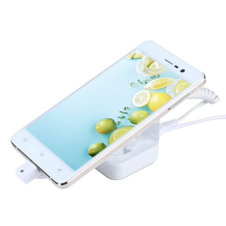 Soporte de pantalla antirrobo S10 / Soporte de pantalla antirrobo con control remoto para teléfonos móviles con puerto micro-USB