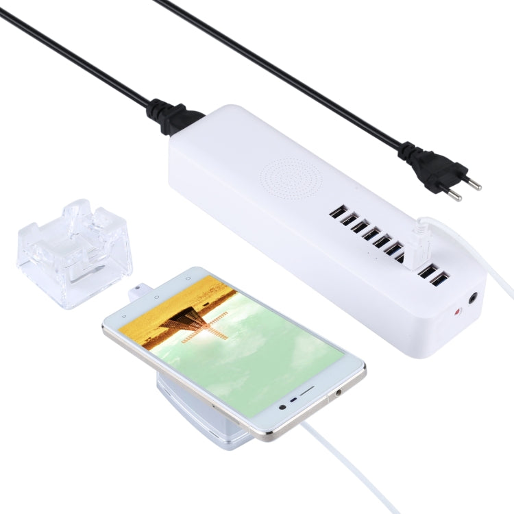 HUB de seguridad multipuerto + soporte de pantalla de alarma antirrobo para teléfono móvil con Control remoto para teléfonos móviles con puerto micro-USB, Micro USB Port
