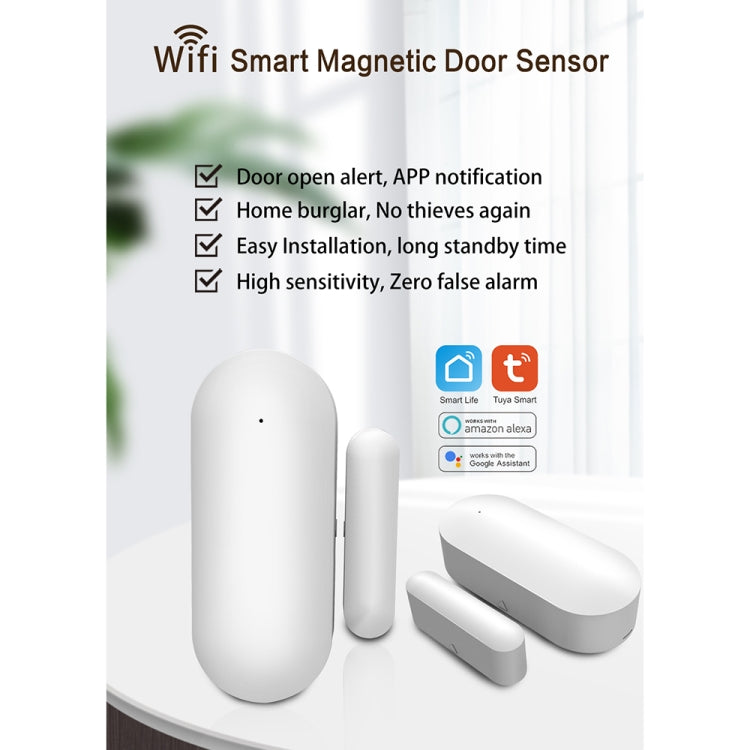 PB-69W WIFI Sensor magnético inalámbrico inteligente para puertas y ventanas, PB-69W