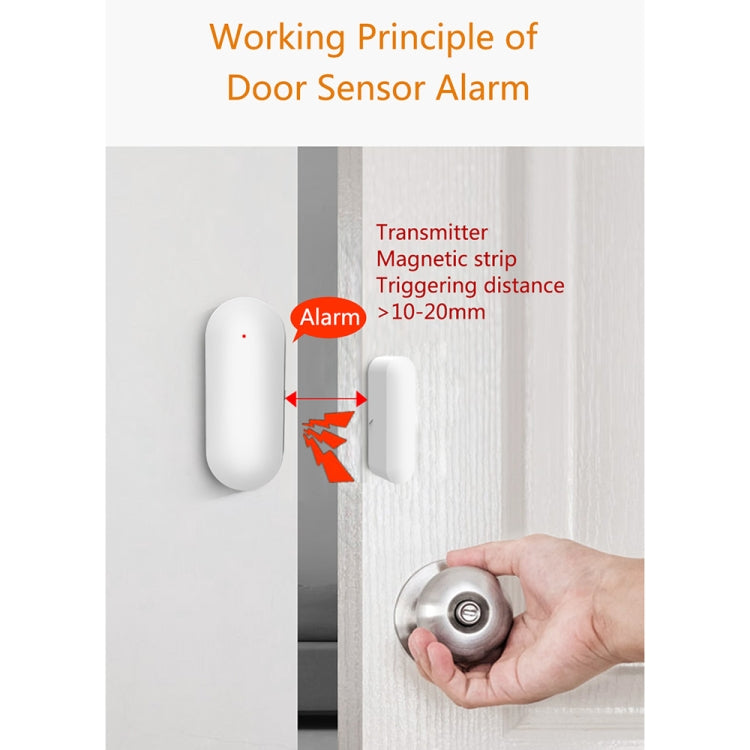 PB-69W WIFI Sensor magnético inalámbrico inteligente para puertas y ventanas, PB-69W