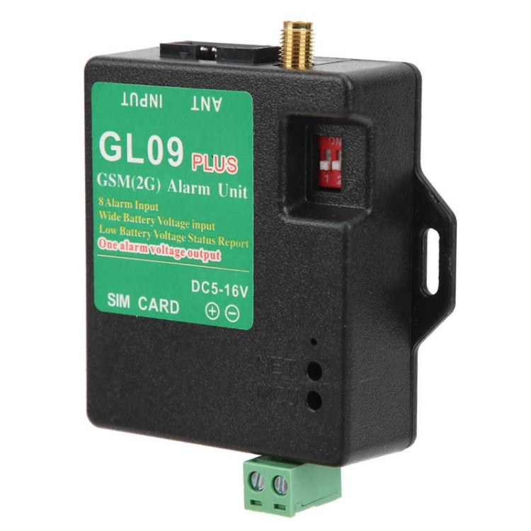 GL09 PLUS Módulo de alarma GSM de monitoreo de 8 canales de bajo consumo de energía en espera, GL09 PLUS