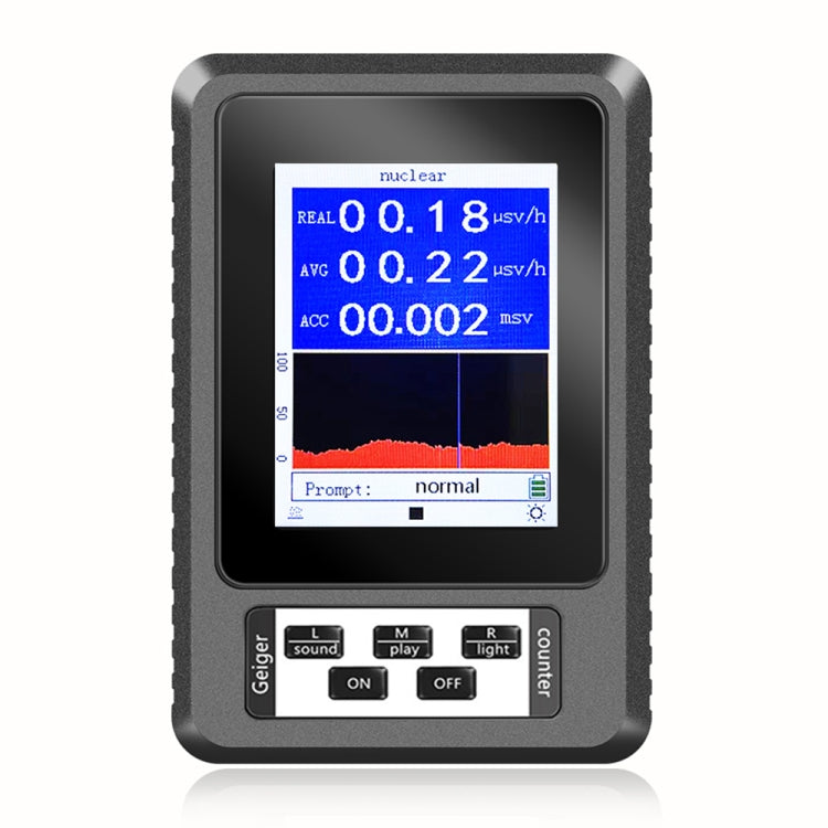 Detector de radiación nuclear con pantalla digital XR1-B