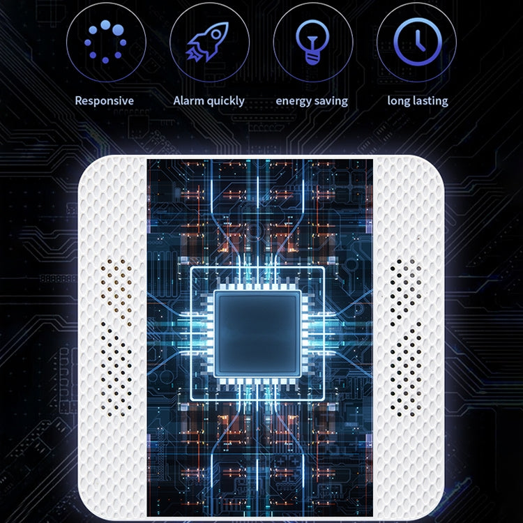 XY-S510COM 2 en 1 Detector de alarma compuesto de humo de monóxido de carbono sin batería