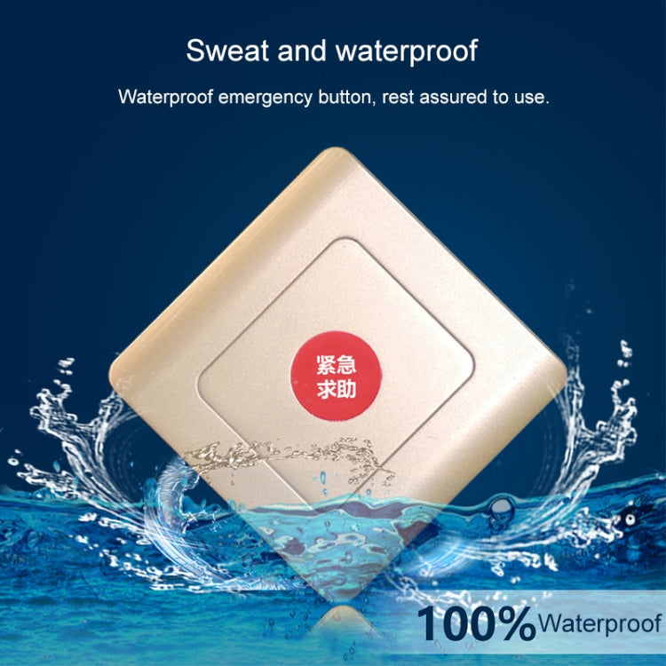 CW-01 Conjunto inalámbrico de botones de llamada de alarma para inodoro para discapacitados
