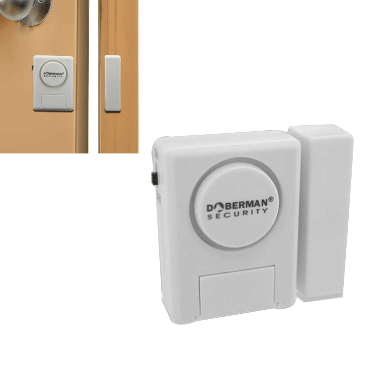 DOBERMAN SE-0119 Alarma de sensor magnético de puerta de control remoto inalámbrico antirrobo para el hogar, SE-0119