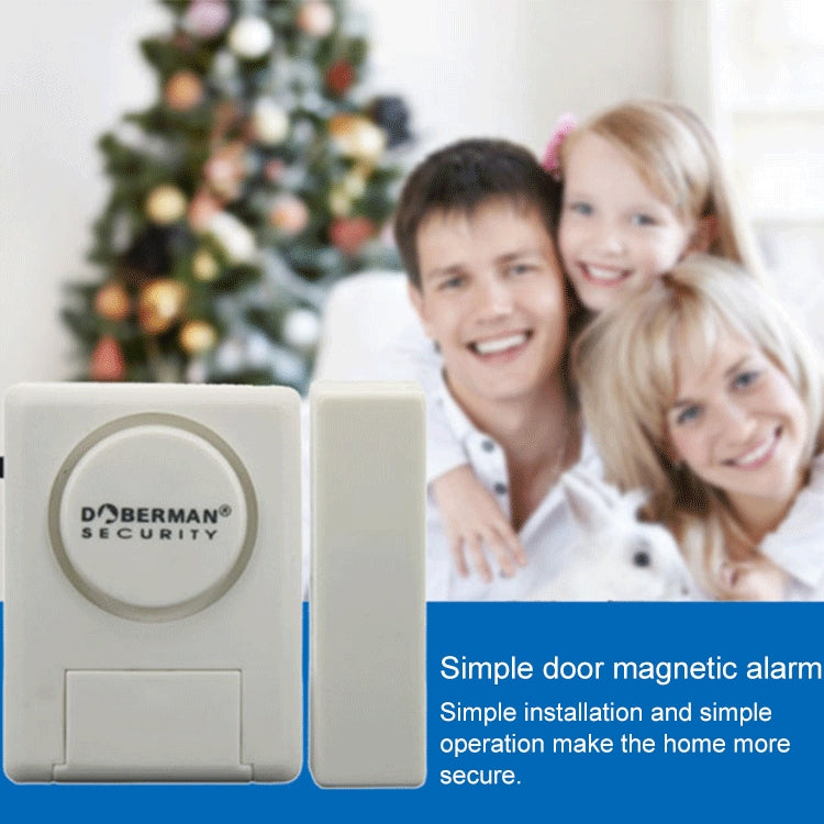 DOBERMAN SE-0119 Alarma de sensor magnético de puerta de control remoto inalámbrico antirrobo para el hogar, SE-0119