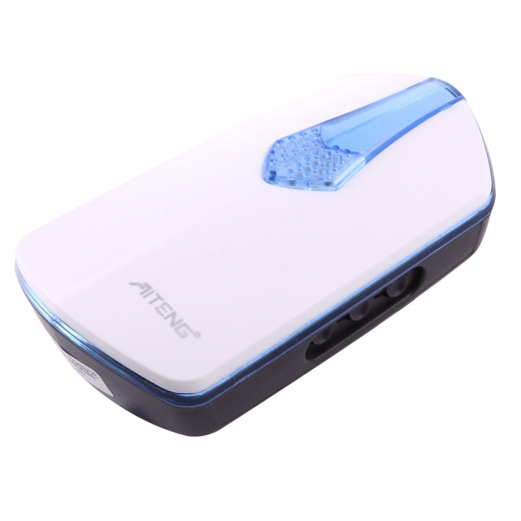 Timbre inalámbrico AITENG V026G Life, resistente al agua, sin batería, 1 receptor + 1 transmisor, distancia del receptor: 130 m, enchufe de EE. UU., V026G