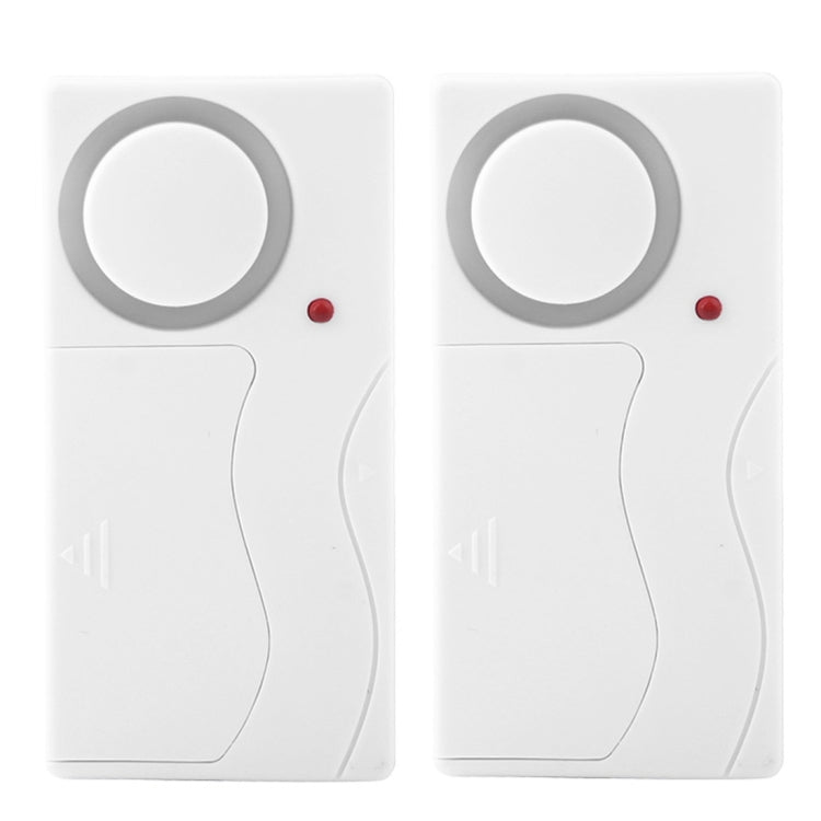 Seguridad para el hogar Control remoto inalámbrico puerta ventana sirena Sensor magnético alarma advertencia, 1 control remoto + 2 sensores magnéticos, FYD-1366