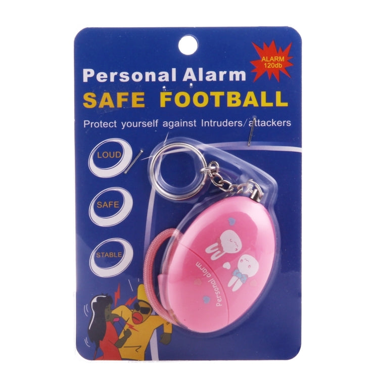 Mini alarma personal ruidosa de fútbol segura con antiviolación para niñas y niños, alarma de 120 dB, 120Db, 120Db Blue