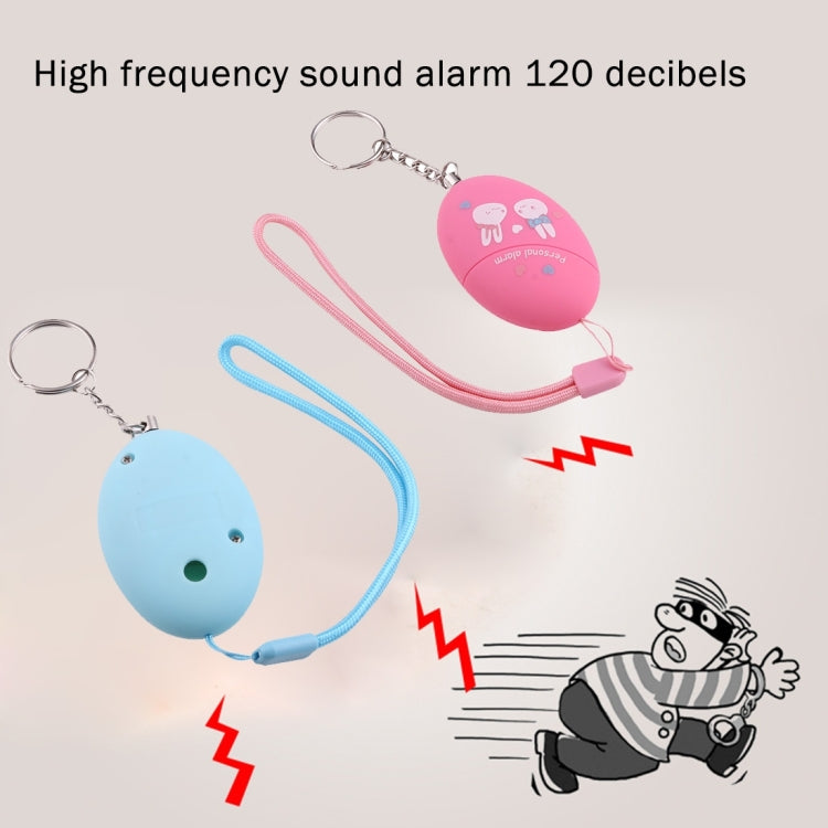 Mini alarma personal ruidosa de fútbol segura con antiviolación para niñas y niños, alarma de 120 dB, 120Db, 120Db Blue