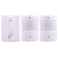 YF-0156 1 a 2 Kit de sistema de detección remota de reloj electroguard inalámbrico de buena seguridad para oficina en casa, 1 receptor + 2 detectores, YF-0156