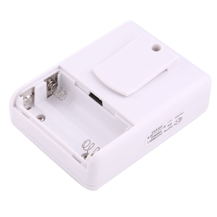 YF-0156 1 a 2 Kit de sistema de detección remota de reloj electroguard inalámbrico de buena seguridad para oficina en casa, 1 receptor + 2 detectores, YF-0156