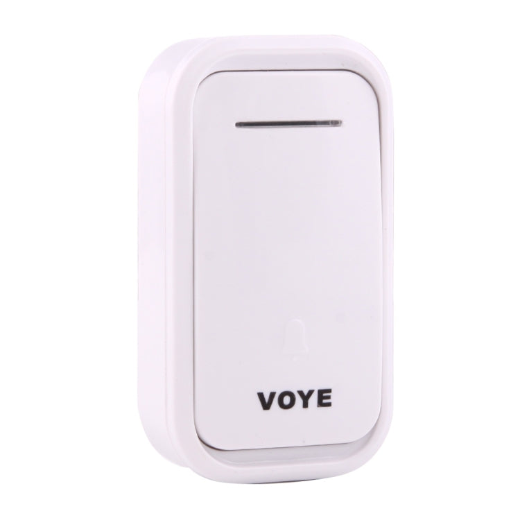 VOYE V015F2 Timbre inalámbrico para el hogar con música inteligente y receptor dual, distancia del control remoto: 120 m (aire abierto), V015F2
