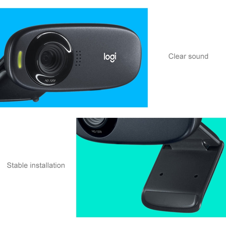 Logitech HD Webcam C310 Videollamada HD 720p fácil y clara