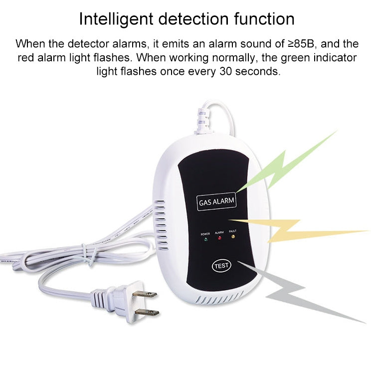 PA-209R Alarma inalámbrica de detección de gas, CA 100-240 V, PA-209R