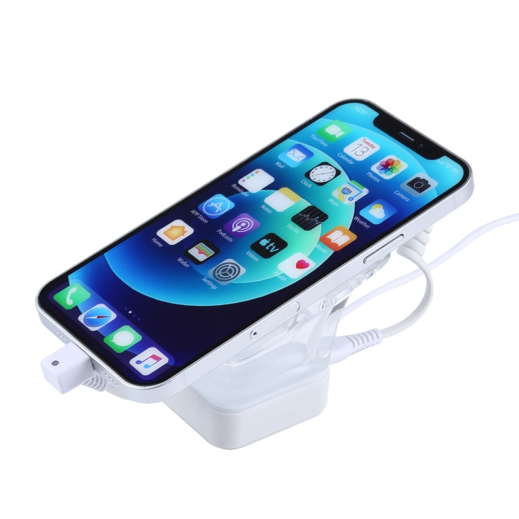Soporte de alarma antirrobo S15 Sistema de seguridad Alarma antirrobo táctil / Soporte de pantalla de alarma antirrobo para iPhone, iPod y iPad con puerto de 8 pines, S15 8 Pin
