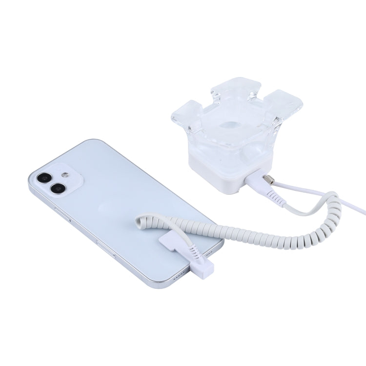 Soporte de alarma antirrobo S15 Sistema de seguridad Alarma antirrobo táctil / Soporte de pantalla de alarma antirrobo para iPhone, iPod y iPad con puerto de 8 pines, S15 8 Pin