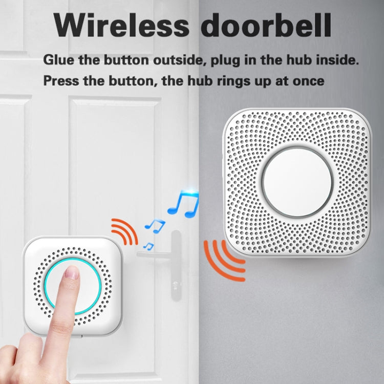 Timbre inalámbrico inteligente PJ-16 con volumen ajustable de 8 niveles y 36 tonos de llamada
