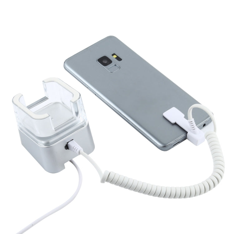 Soporte de exhibición de alarma antirrobo para teléfono móvil con control remoto para teléfonos móviles con puerto tipo C / USB-C, Alarm Stand