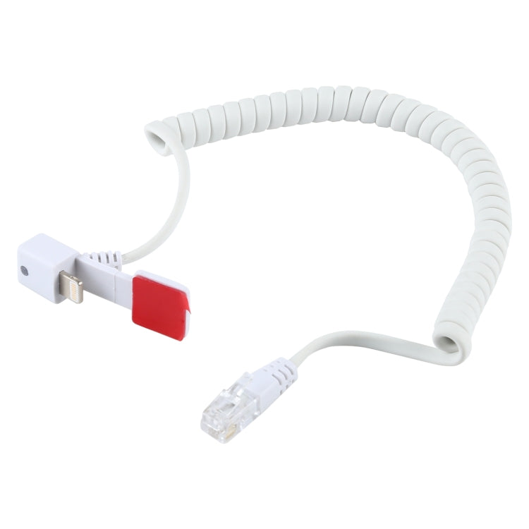 Soporte de exhibición de alarma antirrobo para teléfono móvil con control remoto para iPhone y iPod con puerto de 8 pines, 8 Pin Cable