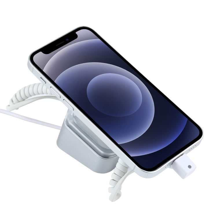 Soporte de exhibición de alarma antirrobo para teléfono móvil con control remoto para iPhone y iPod con puerto de 8 pines, 8 Pin Cable
