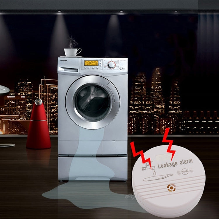 Sensor detector de fugas de agua de 360 grados, alarma de fuga de agua de volumen de 85dB para cocina, inodoro y piso del hogar, HH-LS518