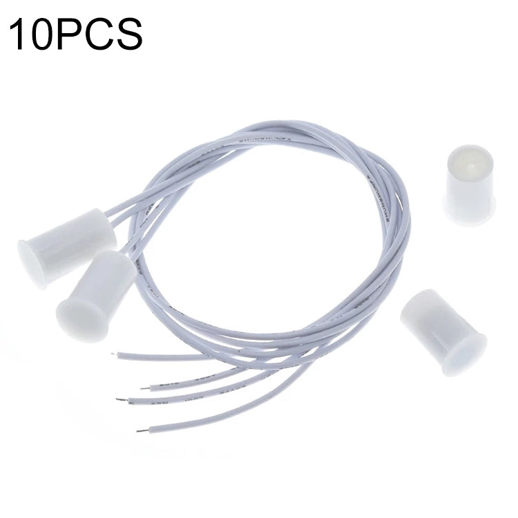 Interruptor de sensor magnético de puerta modelo NC integrado de 10 piezas, RC-33
