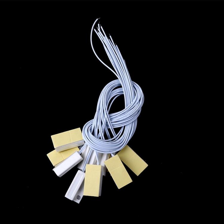 Interruptor de sensor magnético de puerta modelo NC integrado de 10 piezas, MC-38