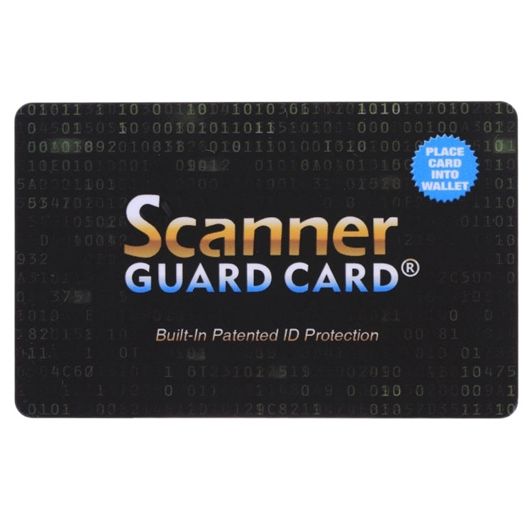 Tarjeta de bloqueo RFID de tarjeta de protección de escáner de 100 piezas, protección de identificación patentada incorporada, 100 PCS