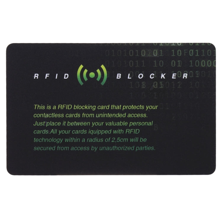 Tarjeta de bloqueo RFID de tarjeta de protección de escáner de 100 piezas, protección de identificación patentada incorporada, 100 PCS