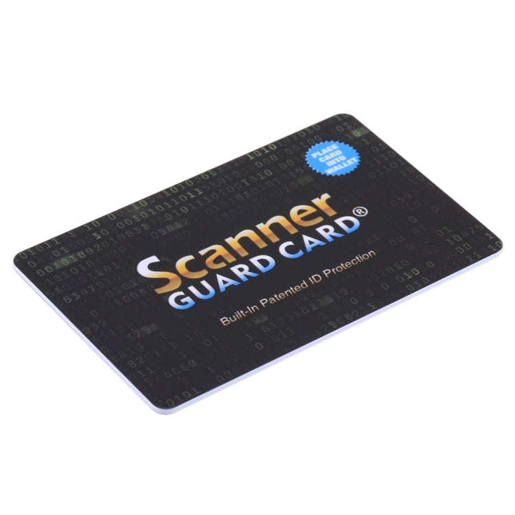 Tarjeta de bloqueo RFID de tarjeta de protección de escáner de 100 piezas, protección de identificación patentada incorporada, 100 PCS
