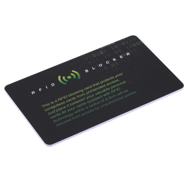 Tarjeta de bloqueo RFID de tarjeta de protección de escáner de 100 piezas, protección de identificación patentada incorporada, 100 PCS