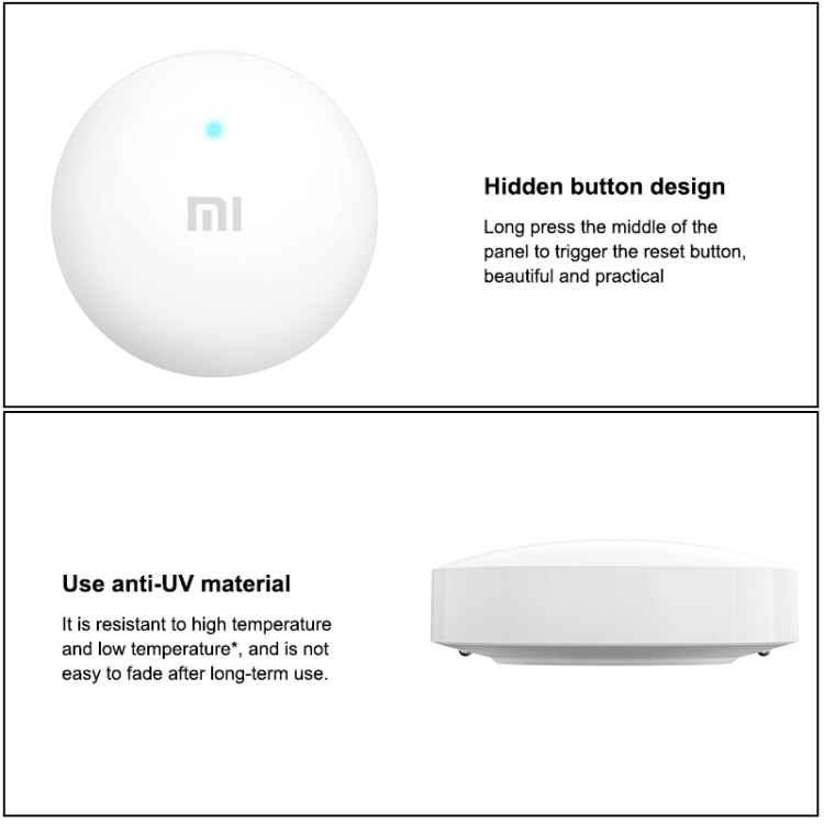 El protector de inundación Bluetooth inalámbrico original Xiaomi detecta de forma inteligente fugas de agua La aplicación de conexión del altavoz Xiaoai para recordar de forma remota el hogar inteligente, debe usarse con CA1001