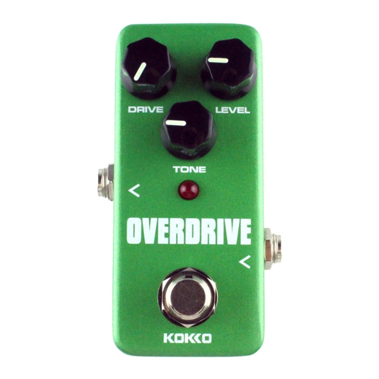 KOKKO FOD3 Mini Pedal de efectos monobloque de sobrecarga de sonido de tubo de guitarra eléctrica, FOD3