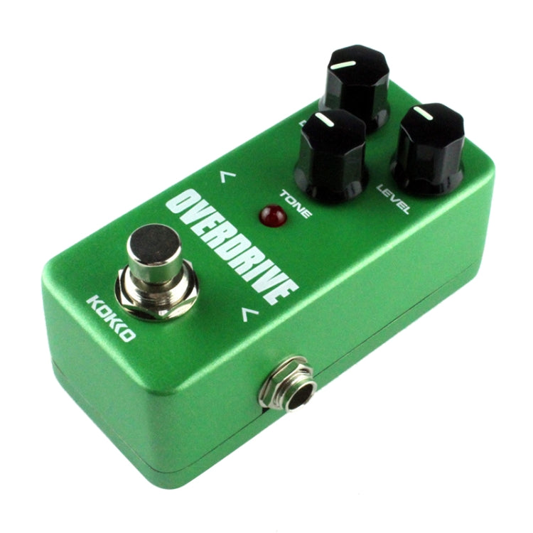 KOKKO FOD3 Mini Pedal de efectos monobloque de sobrecarga de sonido de tubo de guitarra eléctrica, FOD3