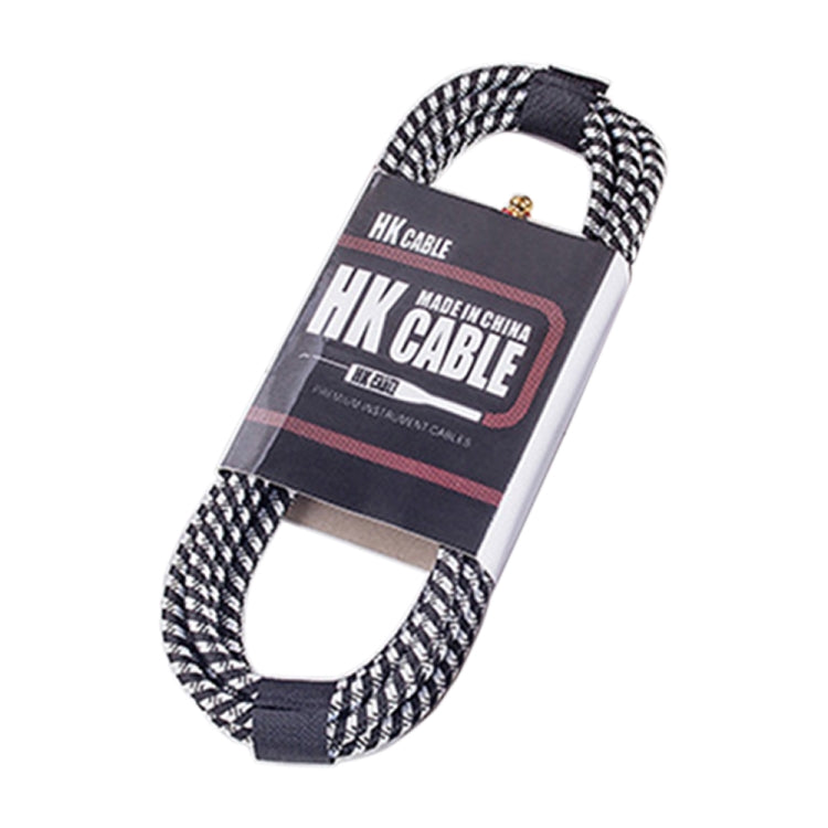 Cable de conexión de bajo y guitarra de madera Cable de audio con reducción de ruido, longitud del cable: 3 m, entrega de color aleatorio