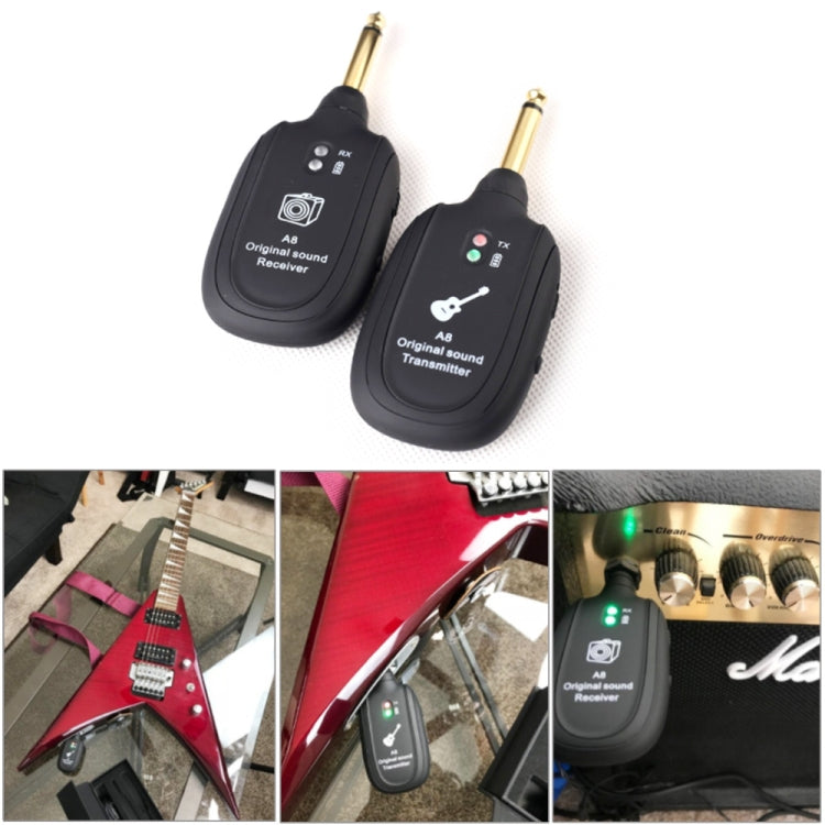 Para guitarra eléctrica Sistema de transmisión inalámbrico de captación de sonido inalámbrico, Guitar Wireless Sound Pickup