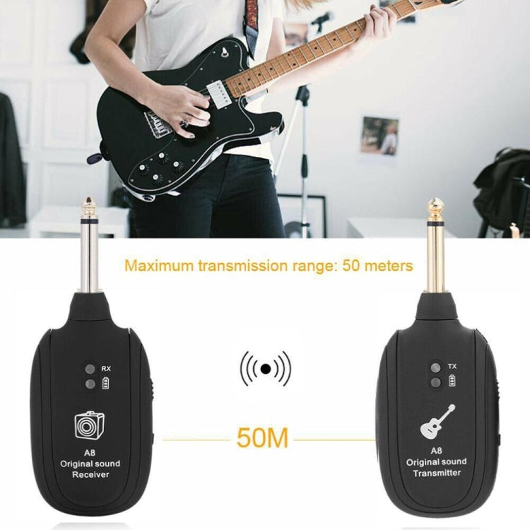 Para guitarra eléctrica Sistema de transmisión inalámbrico de captación de sonido inalámbrico, Guitar Wireless Sound Pickup