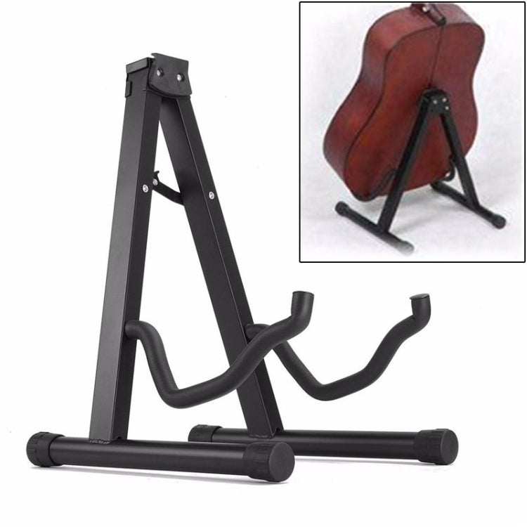 Soporte de guitarra vertical plegable universal de metal, Metal Guitar Stand