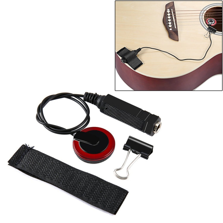 Pastilla de sonido multifuncional pastable para guitarra de madera, Pasteable Multifunctional Sound Pickup
