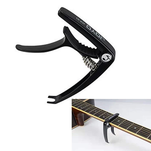 JOYO JCP-03 Cejilla de guitarra de aleación de zinc Cejilla universal para ukelele de guitarra acústica, JCP-03