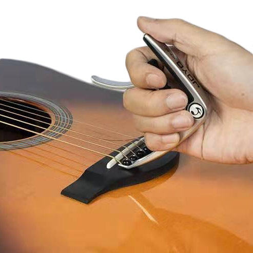 JOYO JCP-03 Cejilla de guitarra de aleación de zinc Cejilla universal para ukelele de guitarra acústica, JCP-03