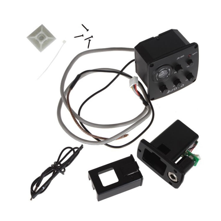 JOYO JE-303 pastilla de guitarra EQ de 3 bandas preamplificador sintonizador pastilla ecualizador con función de sintonización, JE-303
