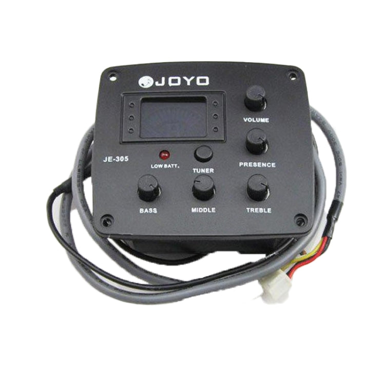 JOYO JE-305 pastilla de guitarra EQ de 4 bandas preamplificador sintonizador pastilla ecualizador con función de sintonización, JE-305