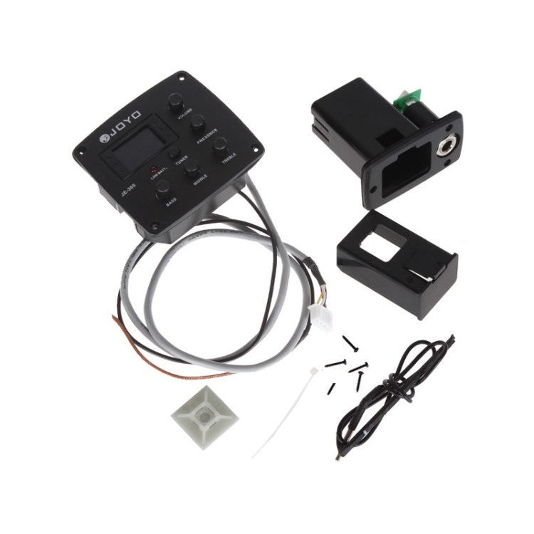JOYO JE-305 pastilla de guitarra EQ de 4 bandas preamplificador sintonizador pastilla ecualizador con función de sintonización, JE-305